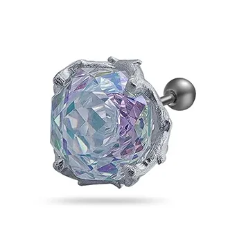 GUDUD Titanium Steel Stud Earrings Unisex-27