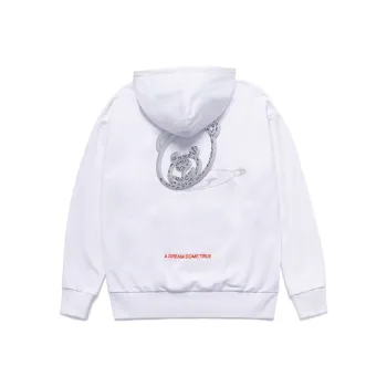 Thankque Hooded Loose Fit Regular Sweatshirt Unisex