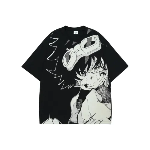 Guuka Short-Sleeved T-Shirts Unisex Black