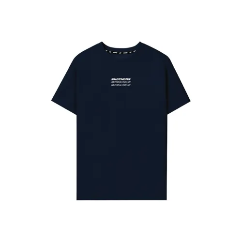Skechers T Shirt Unisex Nautical Blue 002Z