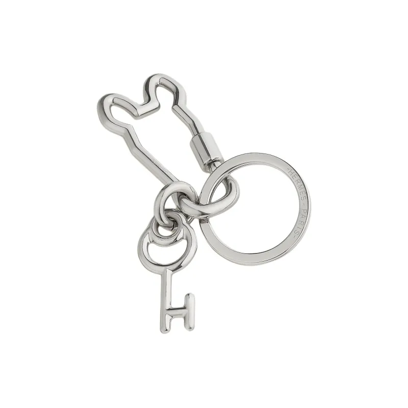 HERMES Calfskin Necklaces Unisex Orange-2