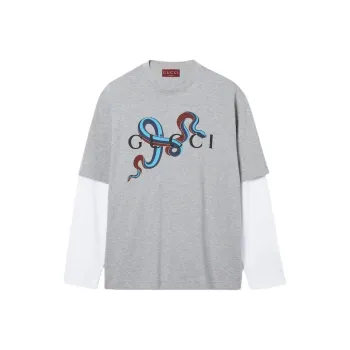 GUCCI SS25 T-Shirt Men's Heather Gray