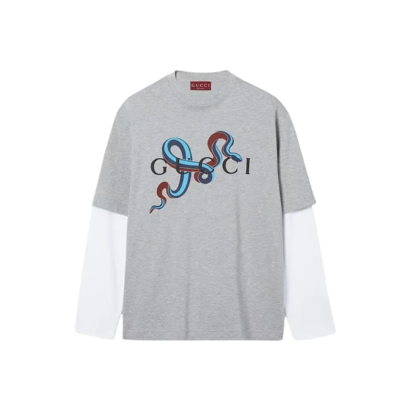 GUCCI SS25 T-Shirt Men's Heather Gray-0