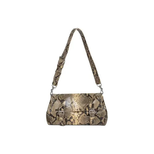 DRIES VAN NOTEN Large Leather Satchel