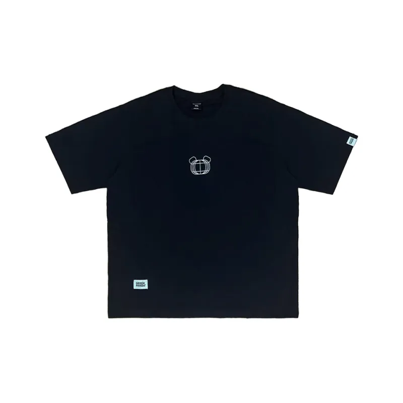 WAYNEXZAVIER 100% Cotton Short Sleeved T Shirt Men's Black-0