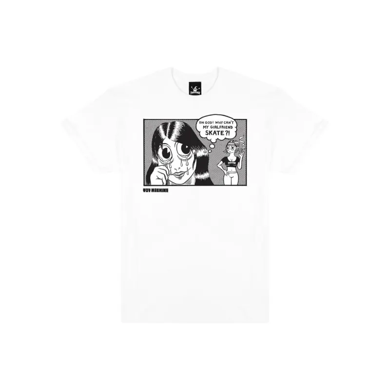 Toy Machine X Thrasher T-Shirts Unisex White-0