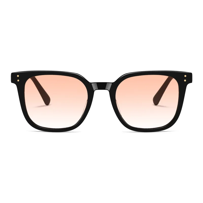 HLA Plate Frame Square Sunglasses Unisex-9