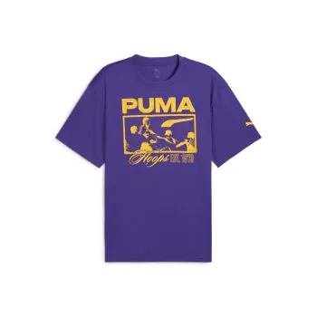 PUMA T-Shirts Men Purple