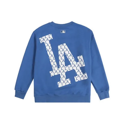 MLB Old Flower Sweatshirts Unisex Blue