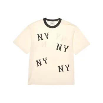 MLB New York Yankees T Shirt Unisex Cream