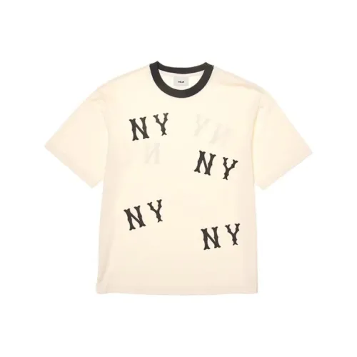 MLB New York Yankees T Shirt Unisex Cream
