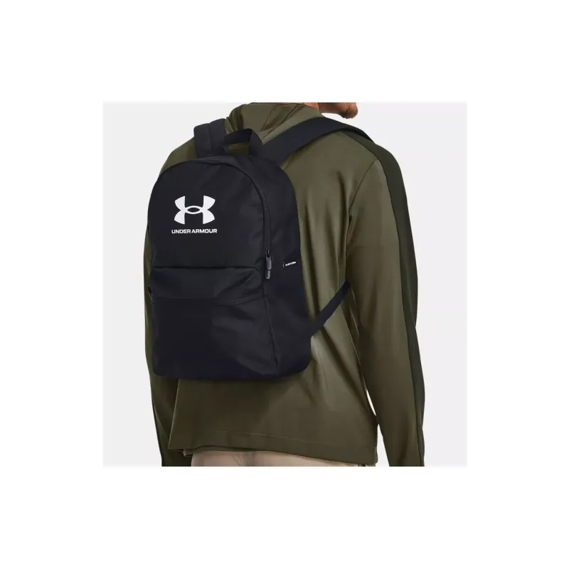 Under Armour Polyester Backpack Regular Unisex Black & White-2