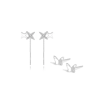BLANK IN BLANK 999 Fine Silver Drop Earrings Women's