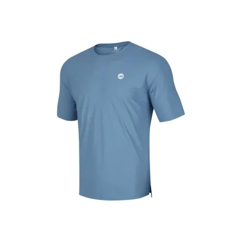 Skechers Regular T-Shirt Men's Blue Floral Crown