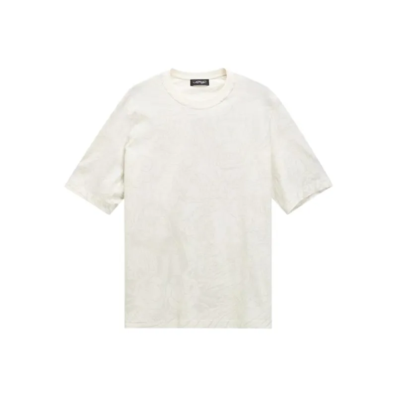Ed Hardy SS25 T Shirt Men's Ivory White-0
