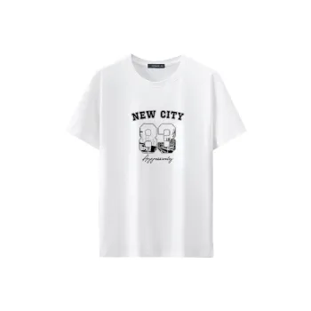 Jean West Summer T Shirt Men's White