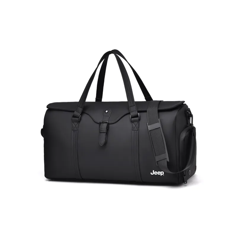 Jeep Membrana Dermalis Large Capacity Lightweight Gym Bag For Short Business Trips Men's Multicolor-1