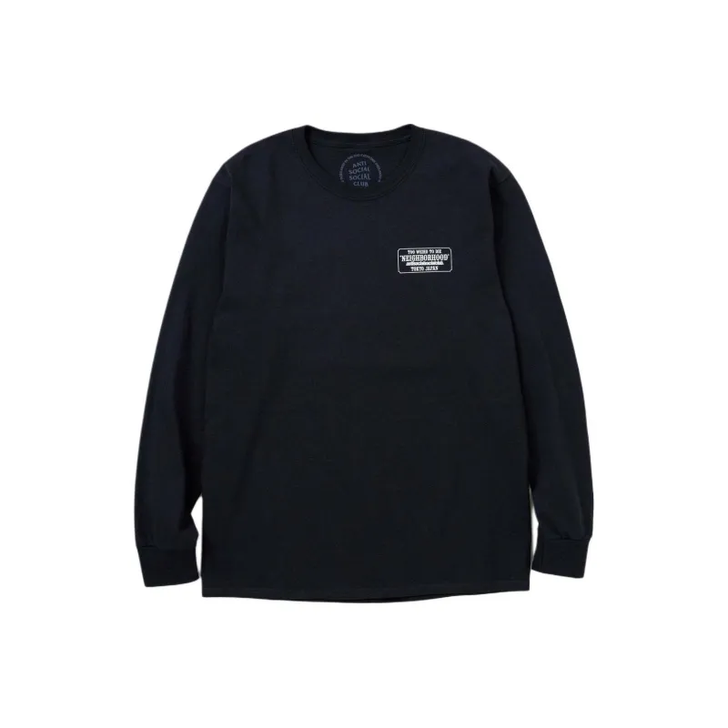 Anti Social Social Club X NEIGHBORHOOD Plaque L/S Tee-0