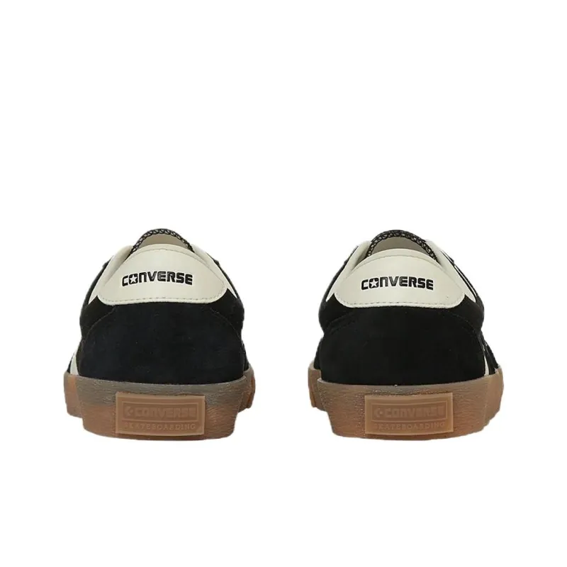 Converse ROADCLASSIC SK OX Abrasion Resistant Low Top Skateboard Shoes Unisex Black White-4