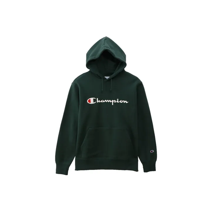 Champion Sweatshirt Japan Version Unisex Dark Green-0
