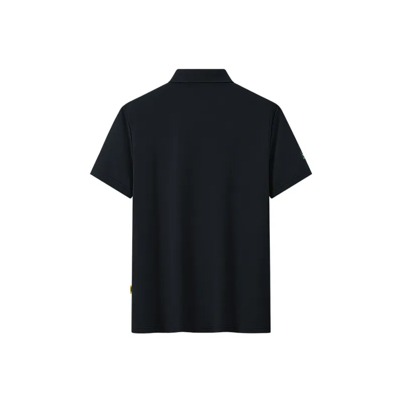 Jeep Small Logo Business Loose Fit Short Sleeved Casual Polo Shirt Unisex-15