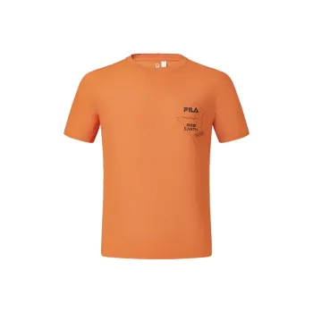 FILA x BBC EARTH T Shirt Men Sunset Orange