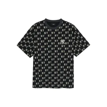 MLB New York Yankees Overfit T Shirt Unisex Black
