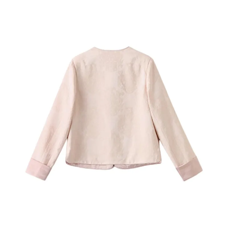 PIERRE CARDIN Cropped Coats Women's Pink-1