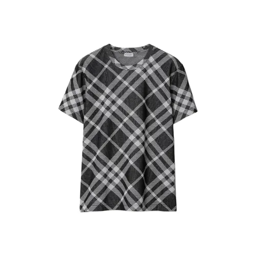 Burberry Nova Check Short Sleeved Crewneck T Shirt