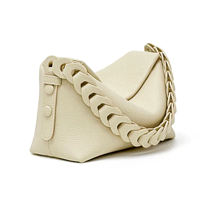 H YXIANG Cow Leather Shoulder Bag Women's Multicolor-1