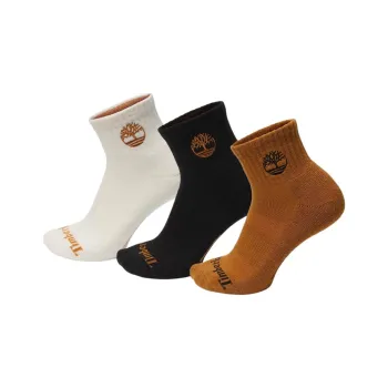 Timberland SS25 Mid Calf Socks Unisex 3 Pack