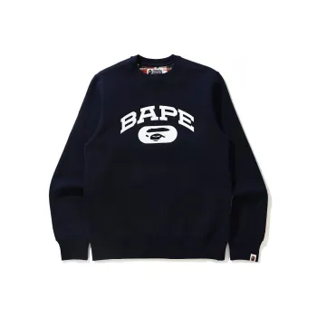 A BATHING APE Check Crewneck