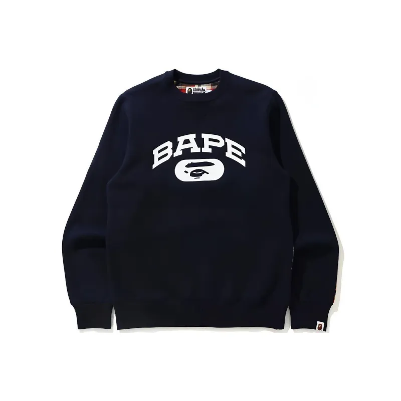 A BATHING APE Check Crewneck-0