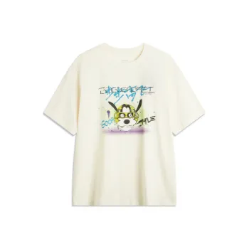 LiNing x Disney T Shirt Men's Ecru