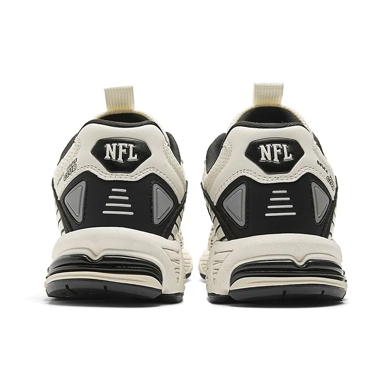 NFL Runner Low Top Casual City Commute Running Shoes Unisex Beige Black-4