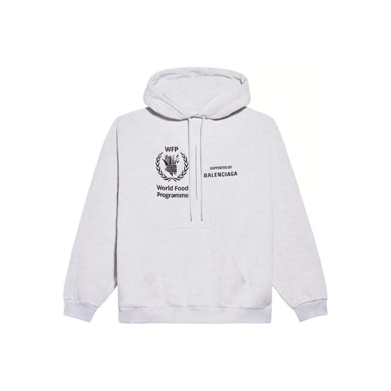Balenciaga Sweatshirt Regular Fit Men's Light Gray-0