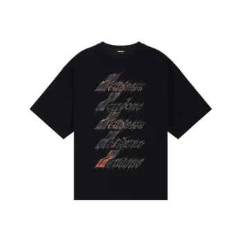 WE11DONE Logo Print T shirt