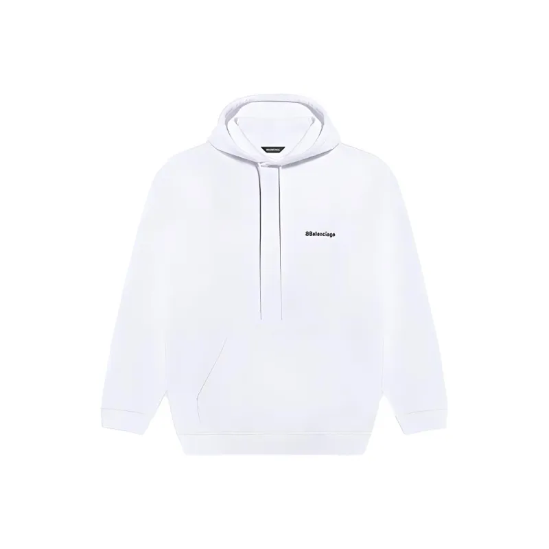 Balenciaga Corporate Logo Popover Hoodie-0