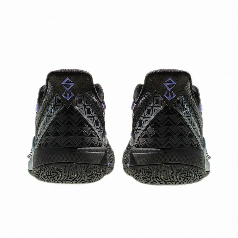 Anta Tide 6 Cushioned Slip-Resistant Abrasion-Resistant Low-Top Basketball Shoes Men's Green Black Gray-2