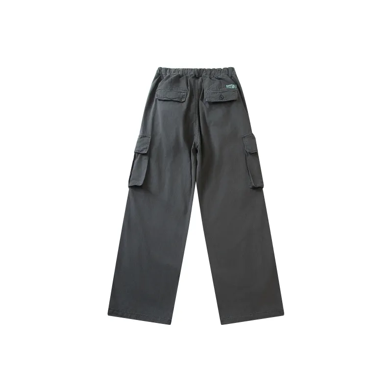 Maserati Casual Pants Unisex Charcoal Gray-1