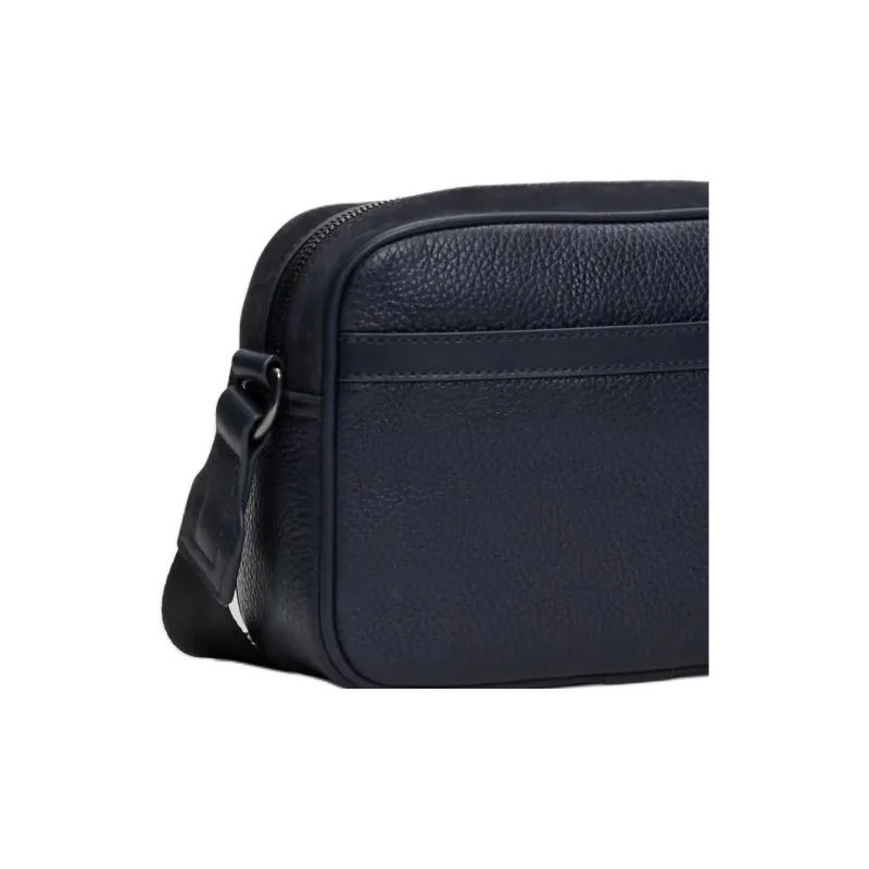 Tommy Hilfiger Leather Shoulder Bag Crossbody Bag Regular Men's Blue-3