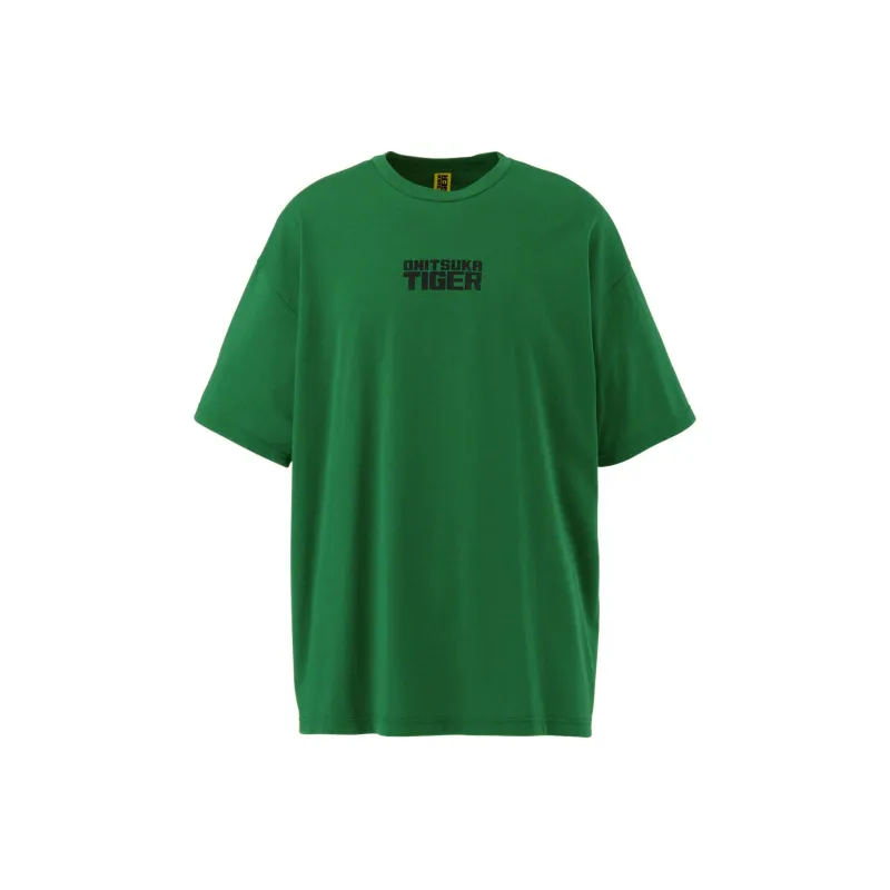 Onitsuka Tiger T Shirt Unisex Green-0