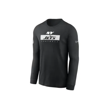 Nike New York Jets Sideline Team Issue Men's Nike Dri FIT Nfl Long Sleeve T Shirt