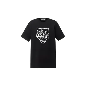 Onitsuka Tiger T Shirt Unisex Black Silver