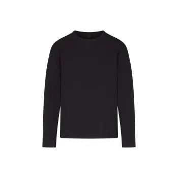 SKIMS JERSEY LOUNGE MENS RELAXED LONG SLEEVE T-SHIRT T-Shirt Men's OBSIDIAN/Obsidian Color
