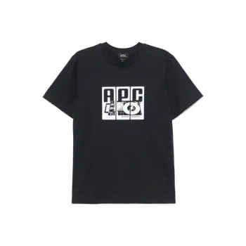 A.P.C Platine Logo Printed T Shirt