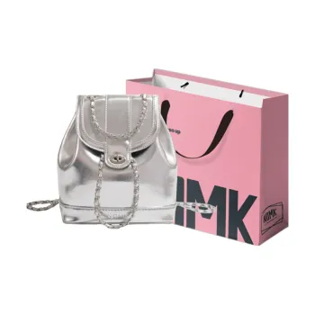 NOMK PU One Shoulder Bucket Bag Backpack Regular Women's Multicolor
