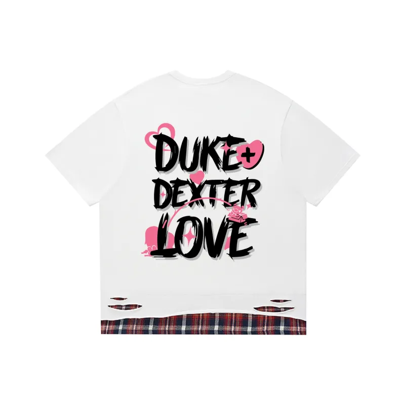 DUKE+DEXTER T-Shirt Unisex White-0