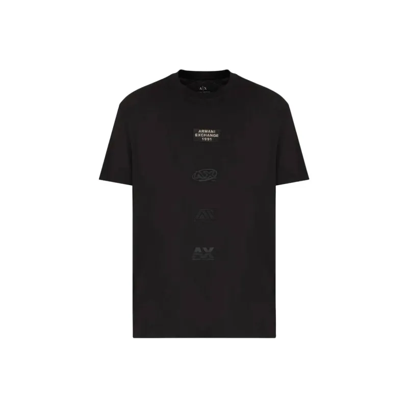 ARMANI EXCHANGE Logo patches T shirt-0
