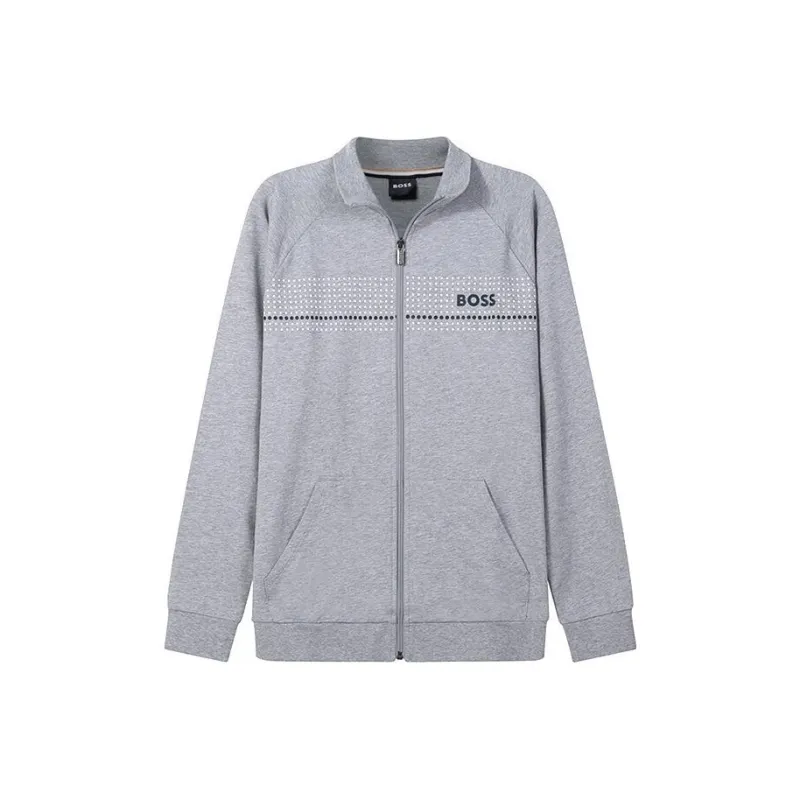 HUGO BOSS Sweatshirts Men Gray-0